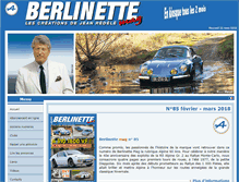 Tablet Screenshot of berlinettemag.com